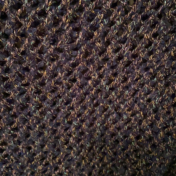 Lucky Brand Shimmer sweater with lace up back detail - Picture 4 of 4